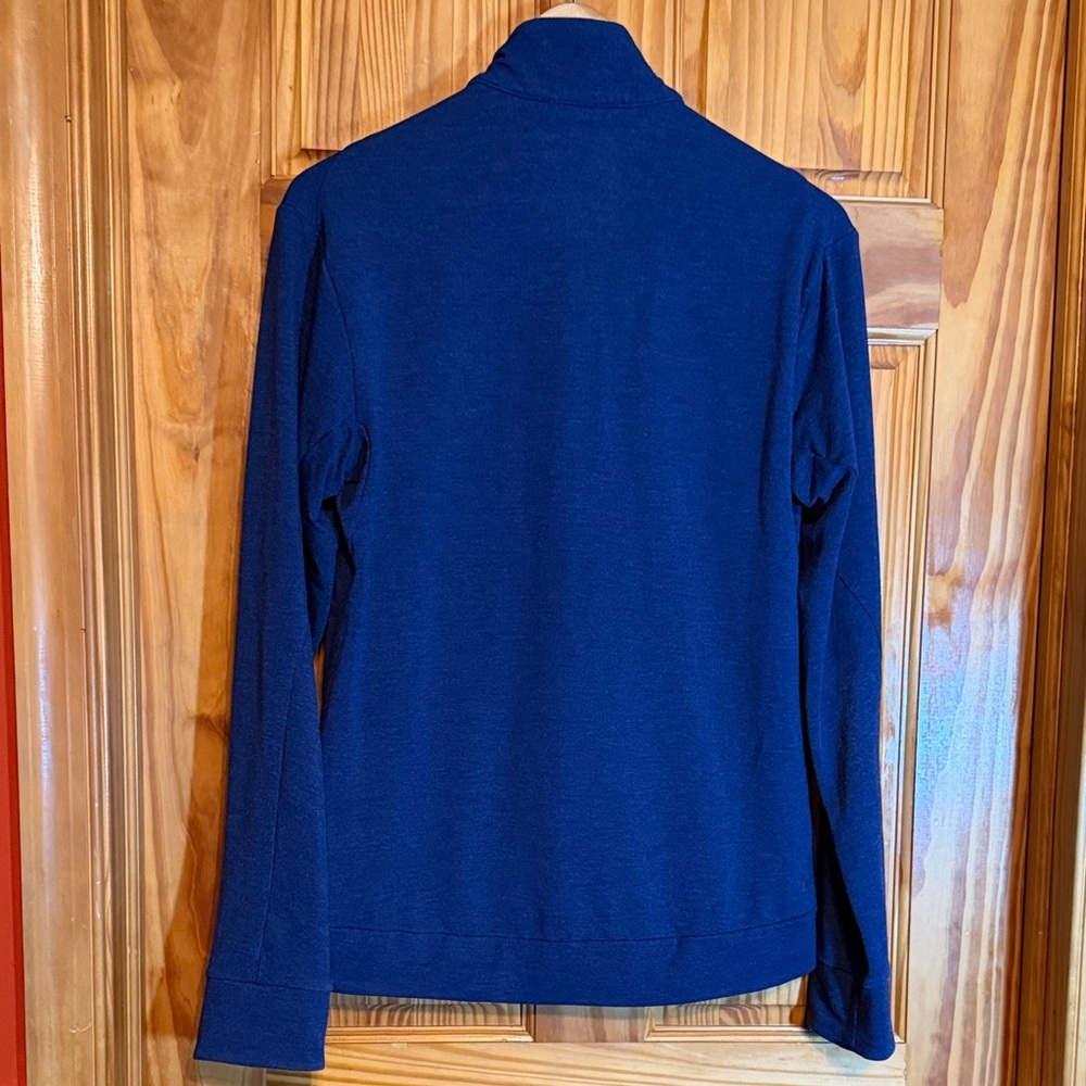 Nike Men’s Dri-FIT Blue 1/2 Zip Top- Small - Picture 8 of 8